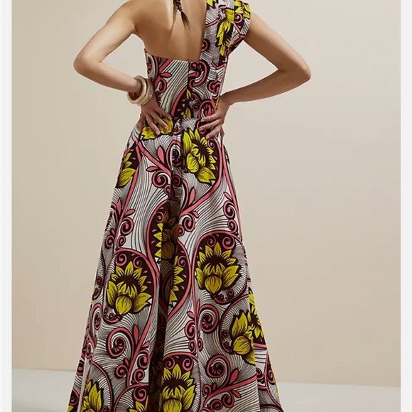 Anthropologie Vibrant Floral Maxi Dress - Picture 4 of 8